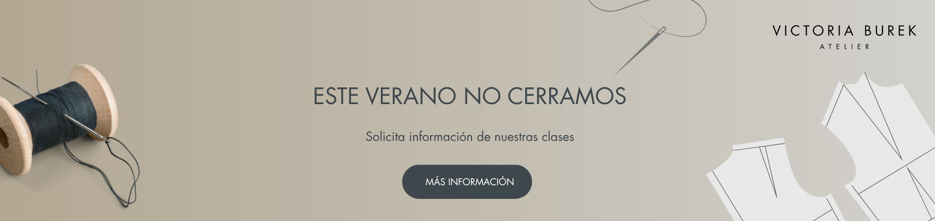 ESTE VERNAO NO CERRAMOS